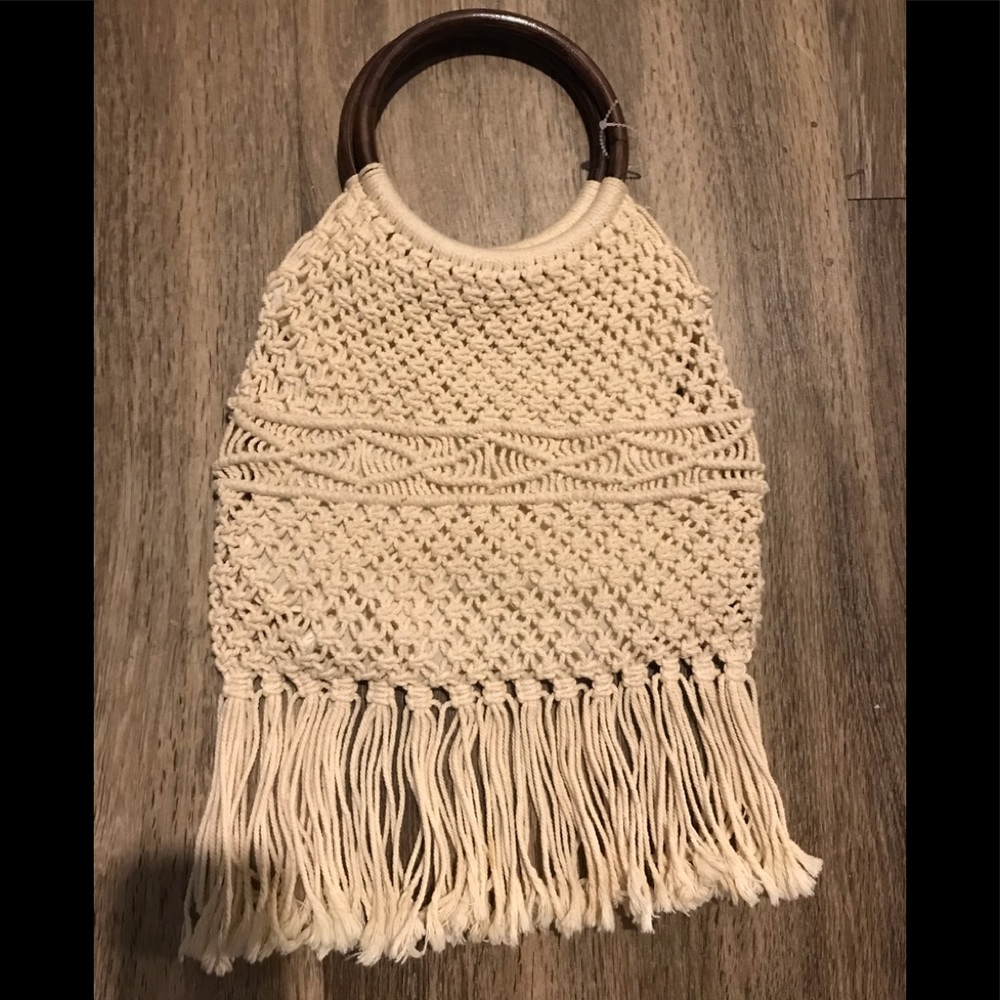 Crochet handbag